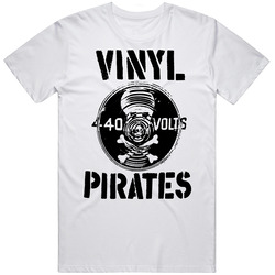 Vinyl Pirates 40 Volt Mens Cotton Tee T Shirt