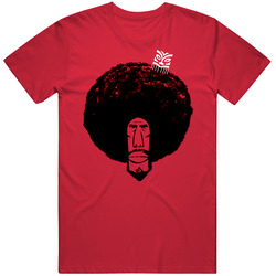 Afro Pick Retro Mens Cotton Tee T Shirt