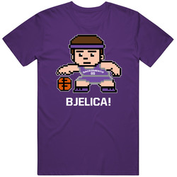Nemanja Bjelica Tecmo Player Sacramento Basketball Fan Mens Cotton Tee T Shirt