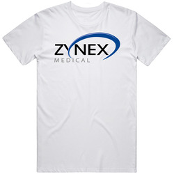 Zynex Inc Nasdaq Company Logo Employee Fan Mens Cotton Tee T Shirt