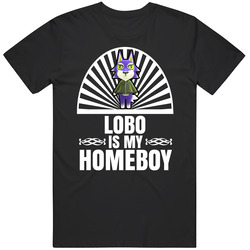 Lobo Is My Homeboy Animal Crossing New Horizons Character Video Game Fan Mens Cotton Tee T Shirt