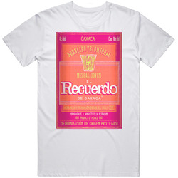 El Recuerdo Mezcal Alcohol Mens Cotton Tee T Shirt