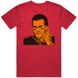 Tom Brady Pop Art 6 Rings Tampa Bay Football Mens Cotton Tee T Shirt