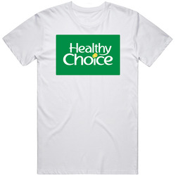 Healthy Choice Favorite Popcorn Snack Food Lovers Mens Cotton Tee T Shirt