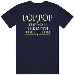 Pop Pop Man Myth Legend Mens Cotton Tee T Shirt