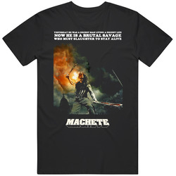 Machete Action Cult Movie Mens Cotton Tee T Shirt