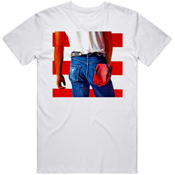 Bruce Springsteen Born Usa Mens Cotton Tee T Shirt