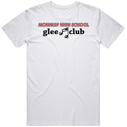 Glee Gleek Mckinley Highschool Mens Cotton Tee T Shirt