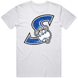 Sussex Skyhawks Canadian American Retro Pro Baseball Mens Cotton Tee T Shirt