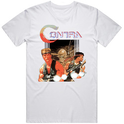 Classic Nintendo Contra Mens Cotton Tee T Shirt
