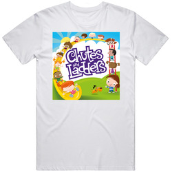 Chutes And Ladders Best Board Game Of All Time Players Mens Cotton Tee T Shirt