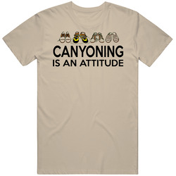 Canyoning Is An Attitude Climbing Mens Cotton Tee T Shirt