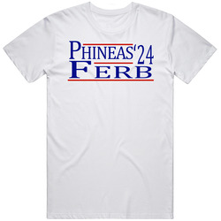 Phineas Ferb For President '24 Tv Series Fan Mens Cotton Tee T Shirt
