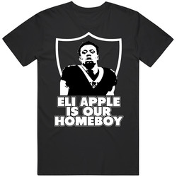 Eli Apple Is Our Homeboy Trade To Las Vegas Football Player Fan Mens Cotton Tee T Shirt