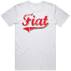 Fiat Retro Cool Car Mens Cotton Tee T Shirt