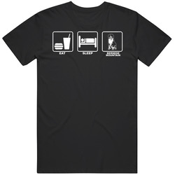 Bernese Mountain Dog Custom Dog Breed Eat Sleep Mens Cotton Tee T Shirt