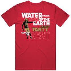 Jaquiski Tartt Defence Covers San Francisco Football Fan Mens Cotton Tee T Shirt