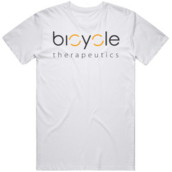 Bicycle Therapeutics Nasdaq Company Logo Employee Fan Mens Cotton Tee T Shirt