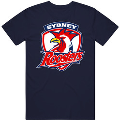 Sydney Roosters Australian Rules Football Mens Cotton Tee T Shirt