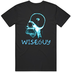 Homer Brain Wiseguy Funny Mens Cotton Tee T Shirt