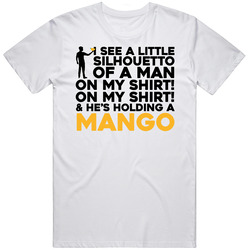 I See A Silhouette Of A Man Mango Bohemian Rhapsody Parody Funny Music Mens Cotton Tee T Shirt