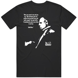 Godfather Vito Corleone Gangster Movie 2 Mens Cotton Tee T Shirt