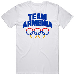 Team Armenia Winter Olympics Pyeongchang 2018 Mens Cotton Tee T Shirt
