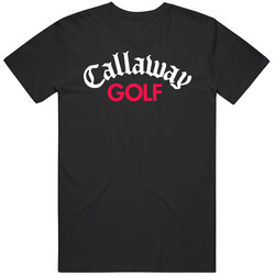 Callaway Golf 2  Retro Graphic Unisex Soft Cotton Black Mens Cotton Tee T Shirt