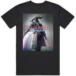 Final Fantasy Xiv Game Cover Mens Cotton Tee T Shirt