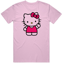 Hello Kitty T Shirt  Fitted Unisex Cotton Classic Mens Cotton Tee T Shirt