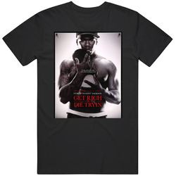 Get Rich Or Die Trying Movie Hip Hop Mens Cotton Tee T Shirt
