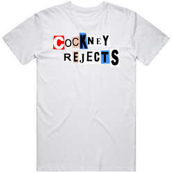 Cockney Rejects 70s British Punk Rock Band Music Fan Mens Cotton Tee T Shirt