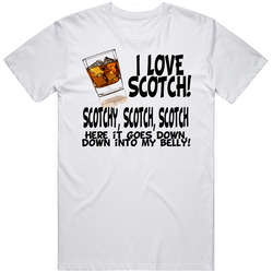 Funny Scotch Anchorman Movie Mens Cotton Tee T Shirt