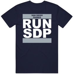 Run Sdp San Diego Baseball Team Supporter Fan Mens Cotton Tee T Shirt