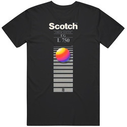Scotch Video Cassette Rero L 750 Mens Cotton Tee T Shirt