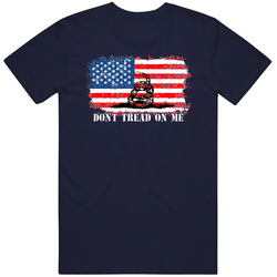 Dont Tread On Me Chris Pratt American Flag Mens Cotton Tee T Shirt