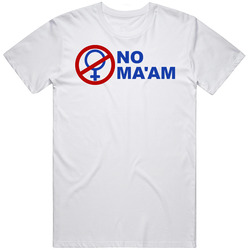 No Maam Married With Children Mens Cotton Tee T Shirt