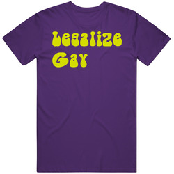 Legalize Gay Mens Cotton Tee T Shirt