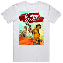 Tell Them Johnny Wadd Is Here Mens Cotton Tee T Shirt