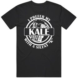 I Prefer My Kale With A Silent K Funny Beer Lovers Mens Cotton Tee T Shirt