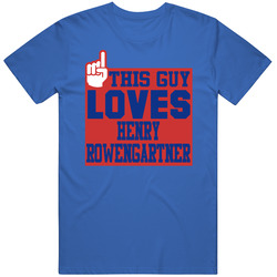 This Guy Loves Henry Rowengartner Rookie Of The Year Movie Fan Mens Cotton Tee T Shirt
