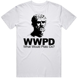 What Would Plato Do Mens Cotton Tee T Shirt