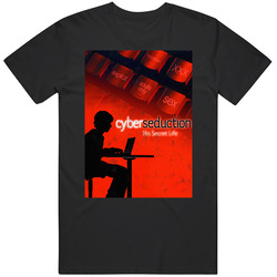 Cyber Seduction Favorite 2000s Lifetime Movie Distressed Look Mens Cotton Tee T Shirt