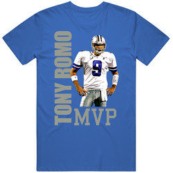 Tony Romo Cowboys Football Mvp Mens Cotton Tee T Shirt