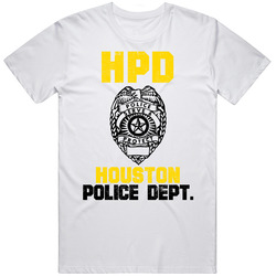 Houston Police Department Hpd Officer Inspired Custom City Unisex Cool Mens Cotton Tee T Shirt