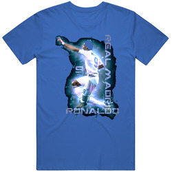 Cristiano Ronaldo Madrid Soccer Mens Cotton Tee T Shirt
