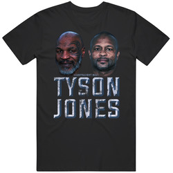 Mike Tyson Vs Roy Jones Jr Heavyweight Bout Grunge Fight Mens Cotton Tee T Shirt