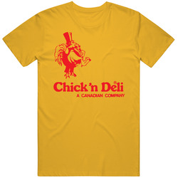 Chickn Deli Canadian Company Food Mens Cotton Tee T Shirt