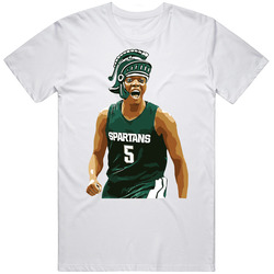 Cassius Winston Michigan State Spartans Mens Cotton Tee T Shirt
