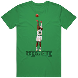 Ray Allen Boston 3 Point Basketball Mens Cotton Tee T Shirt